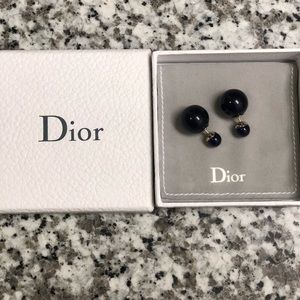 DIOR Tribal Earings Navy- never worn